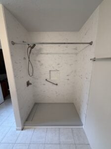 Bathtub to walk-in shower conversion bathroom remodel Bathtub to walk-in shower conversion bathroom remodel