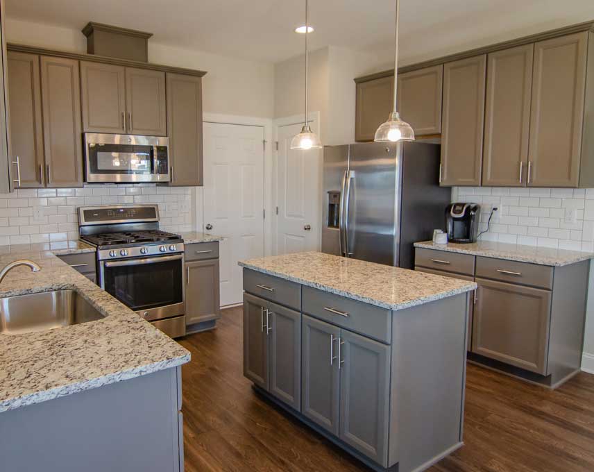 New cabinetry installed in kitchen renovation Kitchen remodel featuring new cabinets