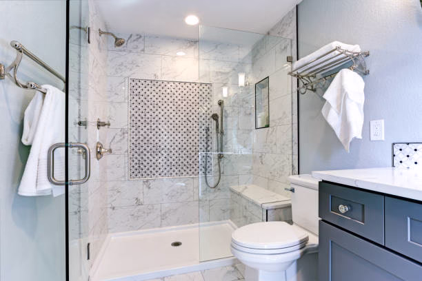 spacious accessible walk in shower completed in Wadsworth