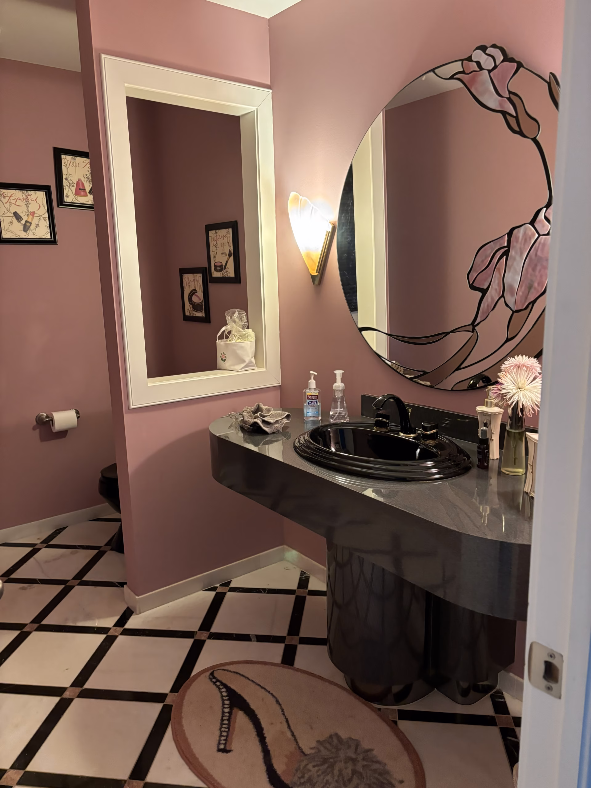 Bathroom remodeling project with modern tile in Medina Ohio